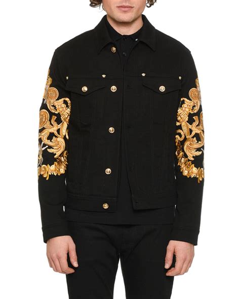 versace jeans jacket mens|versace men's jacket for sale.